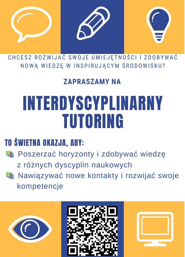 Plakat projektu Tutoringu Interdyscyplinarnego
