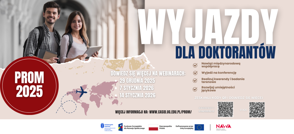 plakat z informacjami dotyczącymi programu PROM 2025
