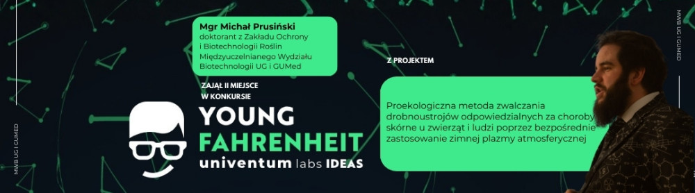 Michał Prusiński laureatem konkursu Young Fahrenheit