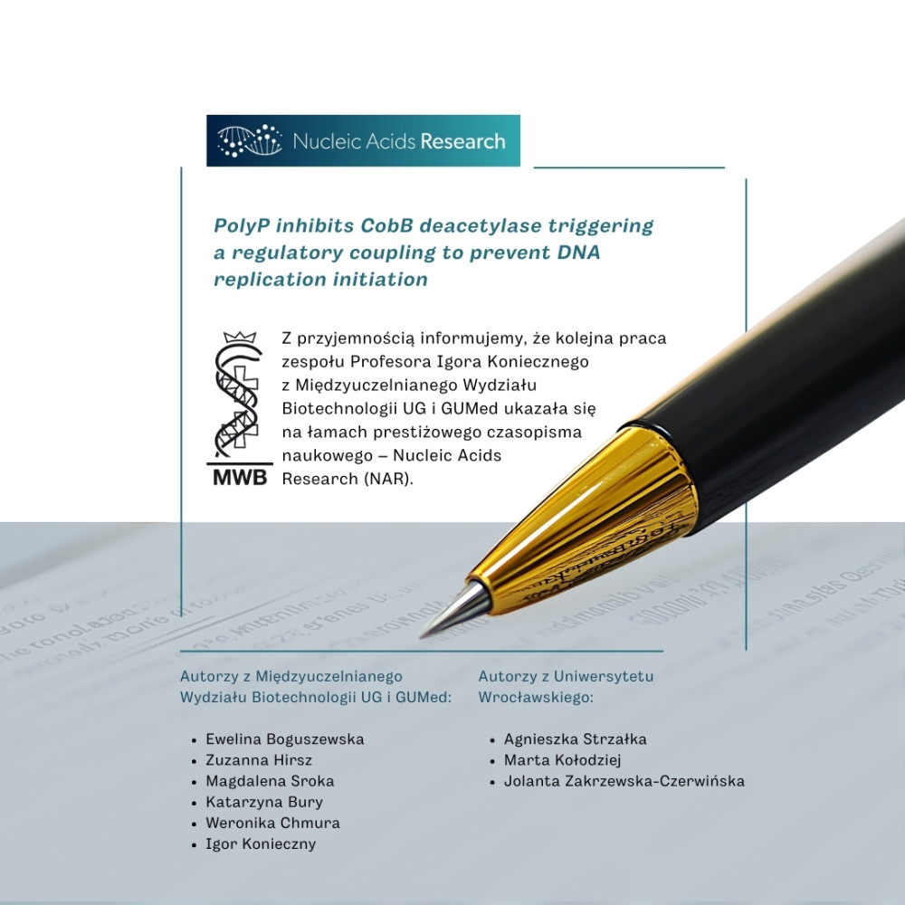 tytuł projektu i autorzy w Nucleic Acids Research (NAR)