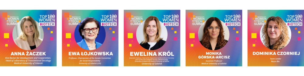 aż 5 badaczeg naszego wydziału nominowanych do 100 najlepszych kobiet w biotechnologii w Polsce