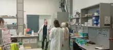 Fotorelacja z pierwszego dnia kursu Erasmus na MWB - zajęcia z prof. Obuchowskim