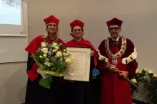 Zdjęcie przedstawiające inaugurację roku akademickiego na MWB