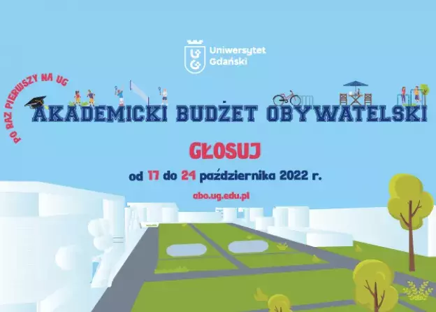 Zachęcamy do głosowania w Akademickim Budżecie Obywatelskim Uniwersytetu Gdańskiego