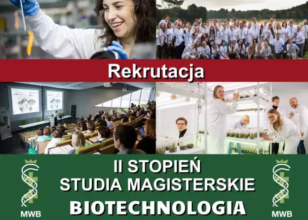 Rekrutacja 2024 - Biotechnologia