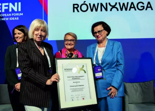 Wyróżnienie "Polityka i mechanizmy równości"
