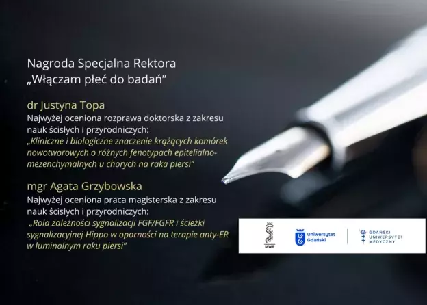 Nagroda Specjalna Rektora „Włączam płeć do badań”