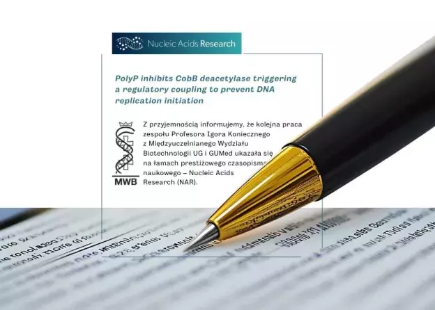 Praca zespołu Profesora Igora Koniecznegopna łamach prestiżowego czasopisma naukowego – Nucleic…