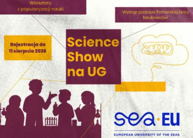 Zaproszenie na warsztaty z wystąpień publicznych „Science Show” i finał podczas Pomorskiej Nocy…