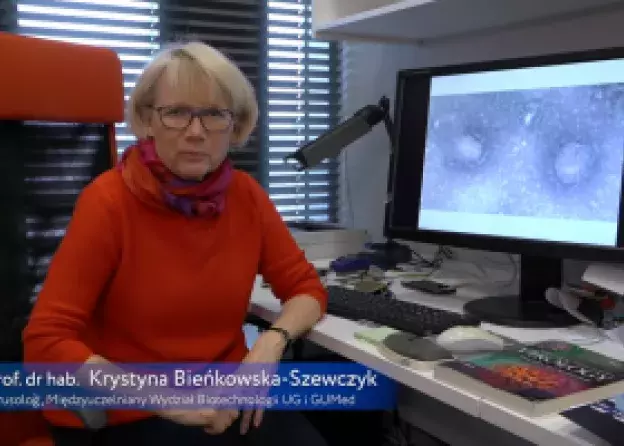 prof. dr hab. Krystyna Bieńkowska-Szewczyk o koronawirusie SARS-CoV-2